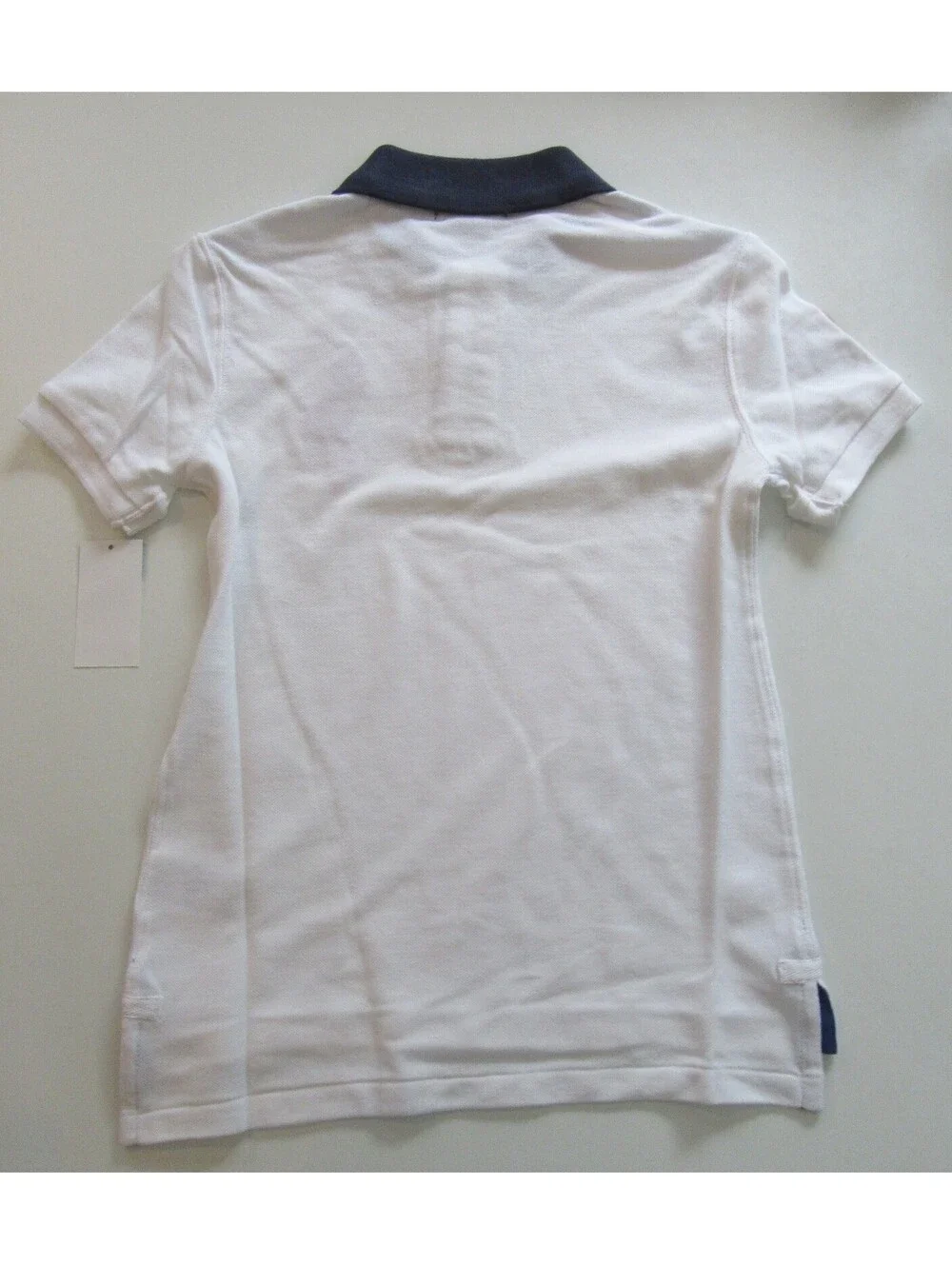 Polo Ralph Lauren Boys Big Pony w Indian Head Short Sleeve Shirt White Size 7